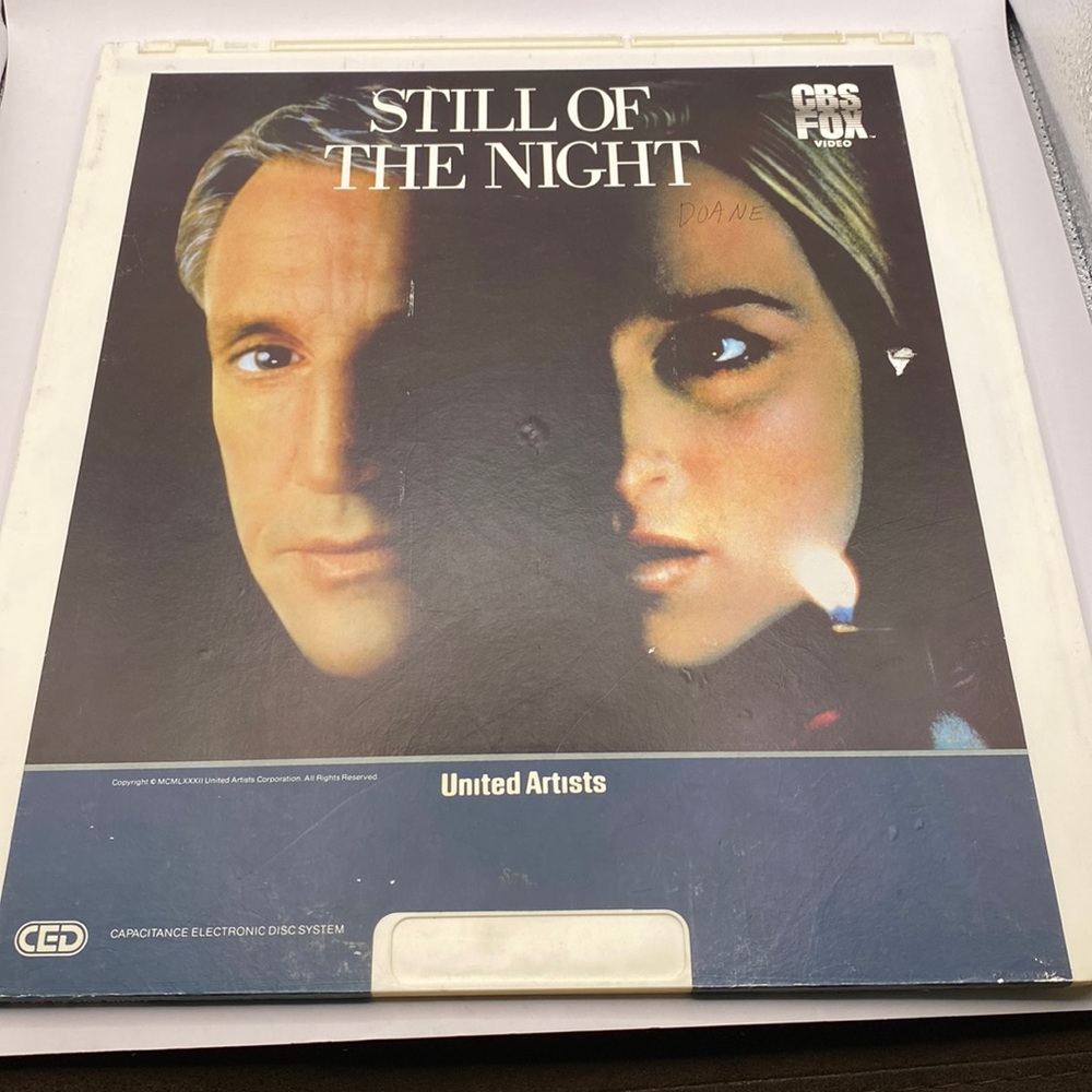 Still Of The Night, CBS FOX Video Disc